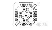PCS-028A-1-LF=28 POS,ROHS PLCC SOCKET-1571539-2