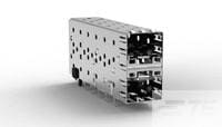 SFP CAGE&PT ASSY PRESS FIT 2X1-1658391-1