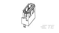USB Conn., A series, V/T, PBT.DIP-1734085-1