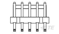 2p HPI 3.96MM PITCH,HEADER-1734090-2