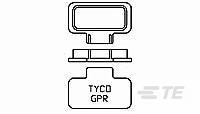 PROTECTIVE CAP,RECPT,GPRB1-1738214-1