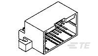 040 MLC CAP H ASSY 8P GOLD-1-174049-2