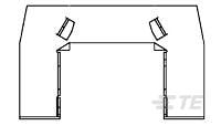 SDL PLUG ADAPTER, 8 TO 16 POSN-1761181-1