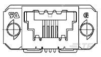 16 SDL TE RCPT ASSY W/C-NUTS-1-1761204-6