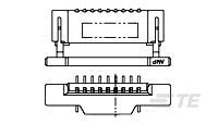 1.0 FPC, ZIP V/T, SMT, 11P-1-1775695-1