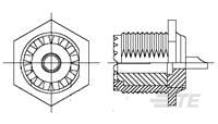 UHF SOLDER PANEL MINIATURE-5226601-1