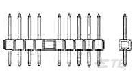 HEADER, 2.0MM PITCH, HEADER, 6P, 8u