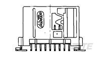 18pos MQS .63 header 180deg SMD-185458-1