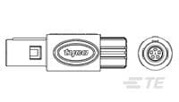 Asy,Plg,5 P,0 D Key,Col 5.3-6.5,Blk,Grn-4-1877845-9