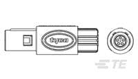 Asy,Plg,5 P,80 D Key,Col 5.3-6.5,Blk,Yel-4-1877845-0