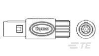 Asy,Plg,6 P,0 D Key,Col 2.7-3.9, Blk,Red-1-1877846-5