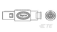 Asy,Plg,10P,0 Deg Key,Ovrmld Nut,Gry,Gry-1877852-3