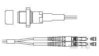 FOSM ODC LEAD 1.9 2SOCKET-LC/DPX 9.5M-9-1985839-5