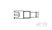 Bulkhead jack pcb connect 1.0/2.3 75ohm-619220-1