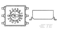 MRD16CRAS=SMT 7MM RA ROTARY DI-7-1437584-9