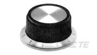 PKD100B101/4=KNOB PLASTIC W/SK-2-1437624-6