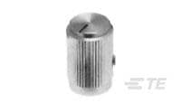 KB500A1/4=KNOB KNURL ALUM 1/4-3-1437621-5