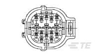 E-S MK-2(+) 15P PLUG ASSY-2-85262-1