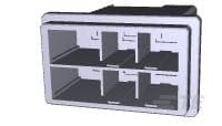 2-917808-3 Rectangular Connector Housings