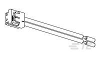 Assembly, Ultra Fast-On, 18AWG, Black-2058102-1