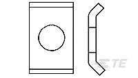 SADDLE WASHER,SPECIAL,ZN PLTD-206473-3