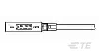 C/A Nector S Outlet to Pigtail HV-1 Whit-1-2083033-6