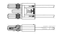 Cbl Assembly, 2 pos SlimSeal, 304.8mm-2106378-5