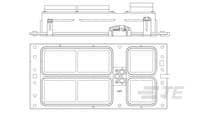 RECP ASSY,TCAS,SZ 3,ARINC 600-1484510-1