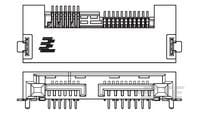 SLIMLINE SATA PLUS PLUG AU G/F-2129115-3