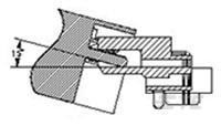 REC. ASSY, Slant Insertion SATA H4.9-2129583-1