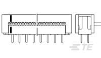 AMP-LATCH PRE-ASSY DIL   TAPE-2-216119-6