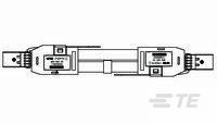 C/A, MINISAS HD, 26AWG PASSIVE 4X, 4M-2163479-5