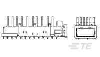 XFP KIT ASSY, W/CAGE, CLIP, HEAT SINK-2170041-1