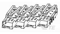 SFP 1X4 ANGLED CAGE & LIGHT PI-2170166-1