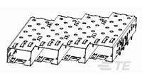 SFP 1X4 ANGLED CAGE ASSY, PRESS FIT-2170167-1