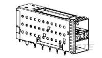 SFP+assy 2x1 Spring Fingers 4LP Sn-2170409-5