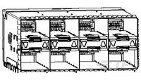 zSFP+ STACKED 2X4 RECEPTACLE ASSEMBLY-2180324-8