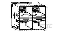 zSFP+ STACKED 2X2 RECEPTACLE ASSEMBLY-2198325-5