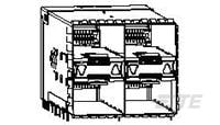 zSFP+ STACKED 2X2 RECEPTACLE ASSEMBLY-2198325-8