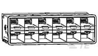 zSFP+ STACKED 2X6 RECEPTACLE ASSEMBLY-1-2198339-7