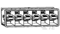 zSFP+ STACKED 2X6 RECEPTACLE ASSEMBLY-2198339-4