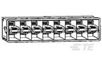 zSFP+ STACKED 2X8 RECEPTACLE ASSEMBLY-2198346-4