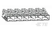 zSFP+ 1x6 Cage Assembly, Press-Fit-2227732-1