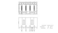 3P, RAST 5 Tab Header, THV-2232008-3