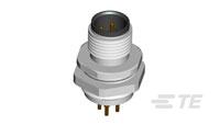M12 MALE PNL.B CODE.5P.PCB TYPE.(AU)-4-2271141-2