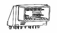 6+6 POS HEADER ASSY 900 EXIT-284524-1