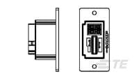1-292247-4 Standard Rectangular Connectors