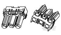 TYCO NECTOR* 3 POS. PLUG HOUSING  FOR C.-293052-1