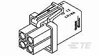 6CIR MINI-UMNL PLUG BLUE-1-172168-6