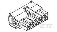 14P MINI UMNL2 PLUG HSG UL94V2-794255-1